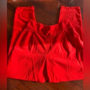 Forever 21 slacks with elastic waistband pleated